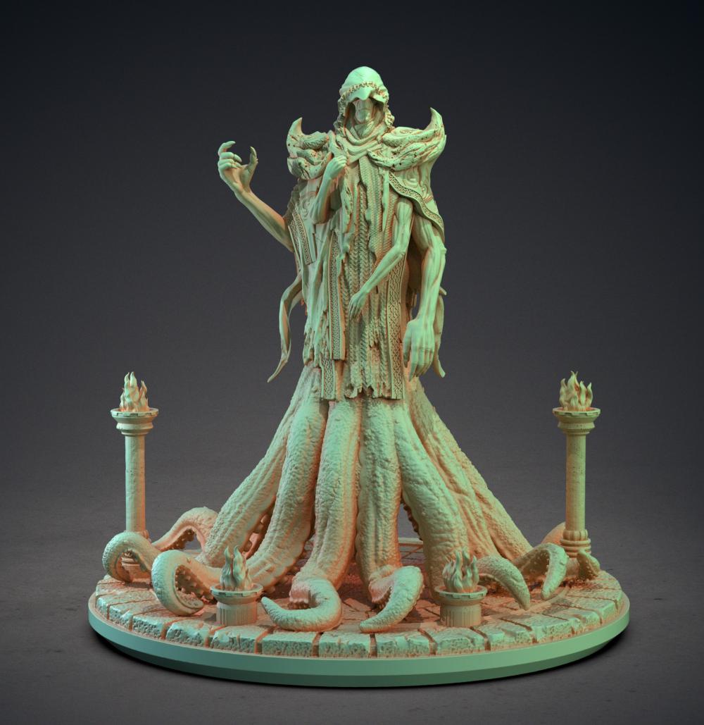 哈斯塔 克苏鲁神话3D打印模型