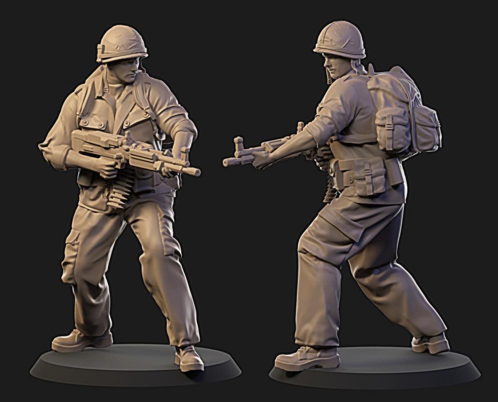 越战兵人 023D打印模型