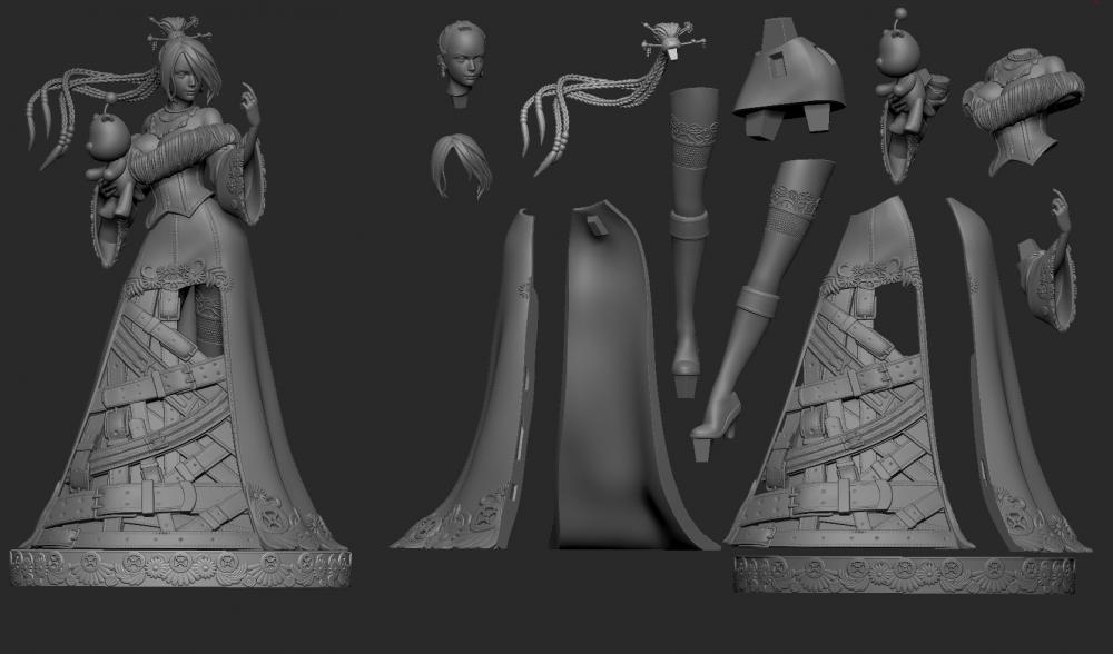 露露 最终幻想3D打印模型