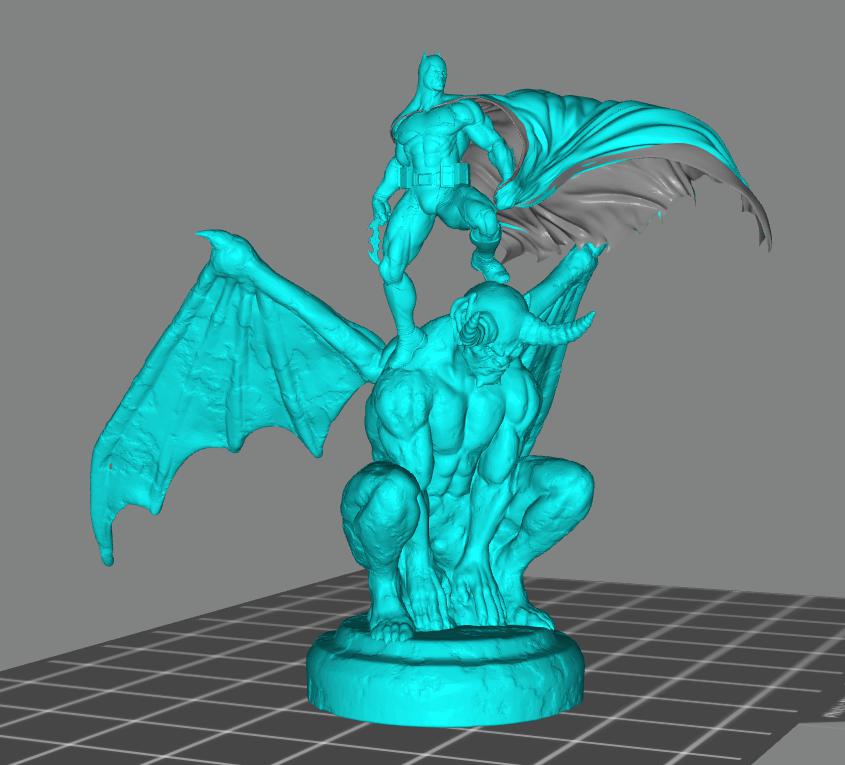 蝙蝠侠恶魔版3D打印模型