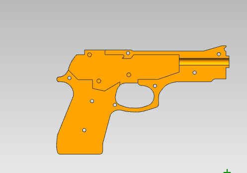 M9皮筋枪3D打印组件3D打印模型