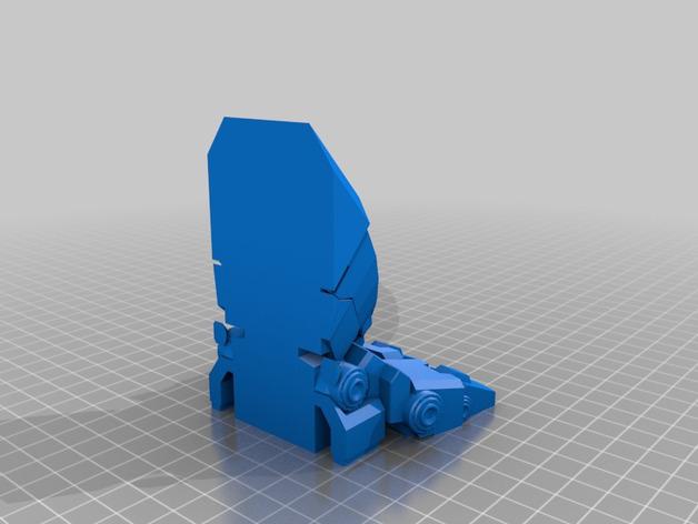 重型装甲机械3D打印模型