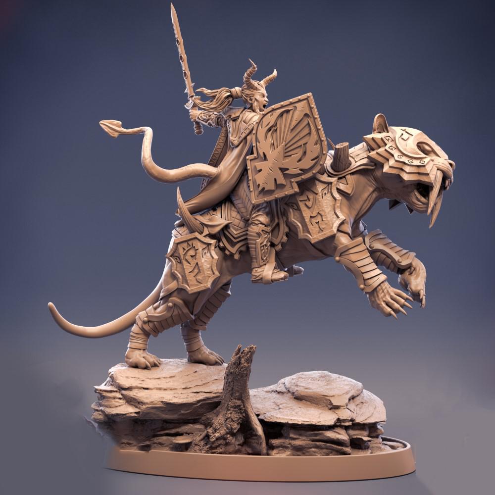 黎明系列 黑豹上战士3D打印模型