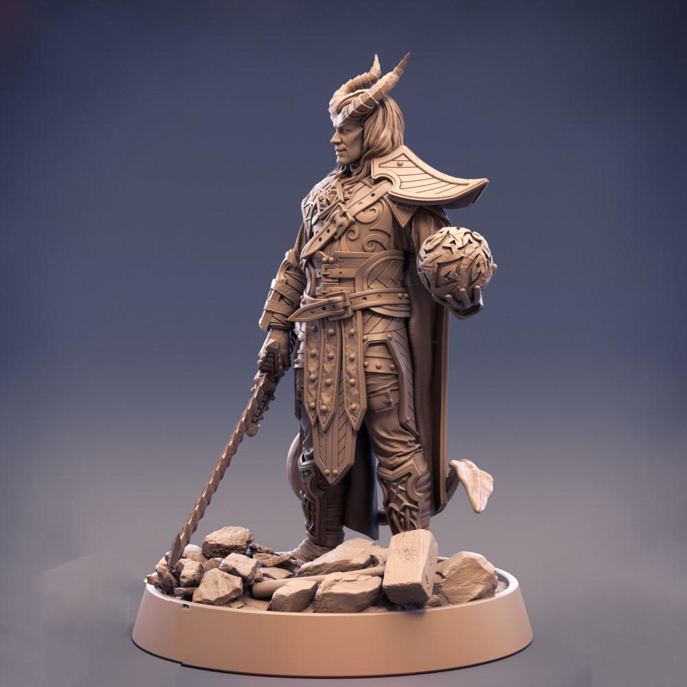 黎明系列 恶魔剑士3D打印模型