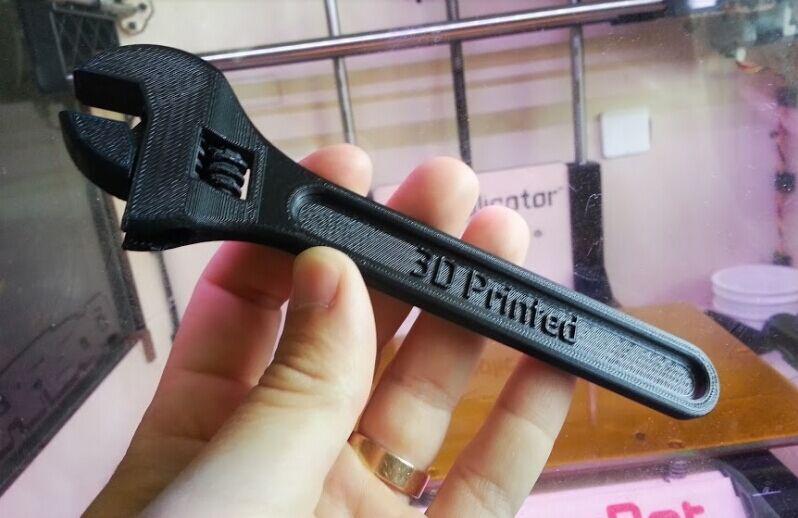 活动扳手3D打印模型