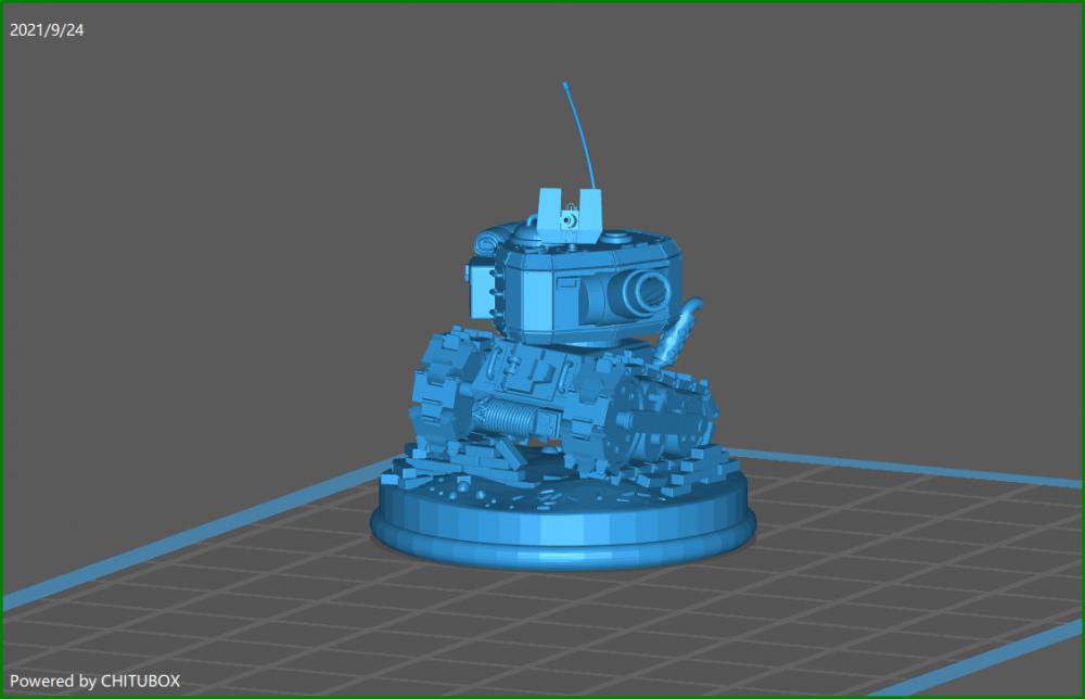Q版坦克3D打印模型