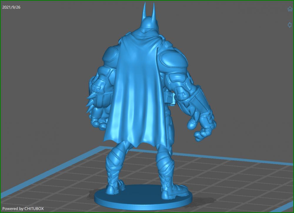 蝙蝠侠-肌肉版3D打印模型