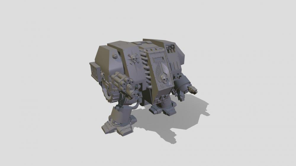 无畏机甲3D打印模型