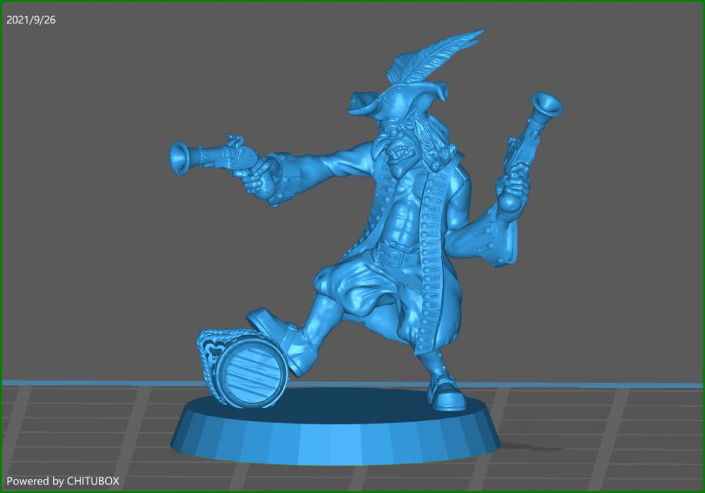 海盗哥布林3D打印模型