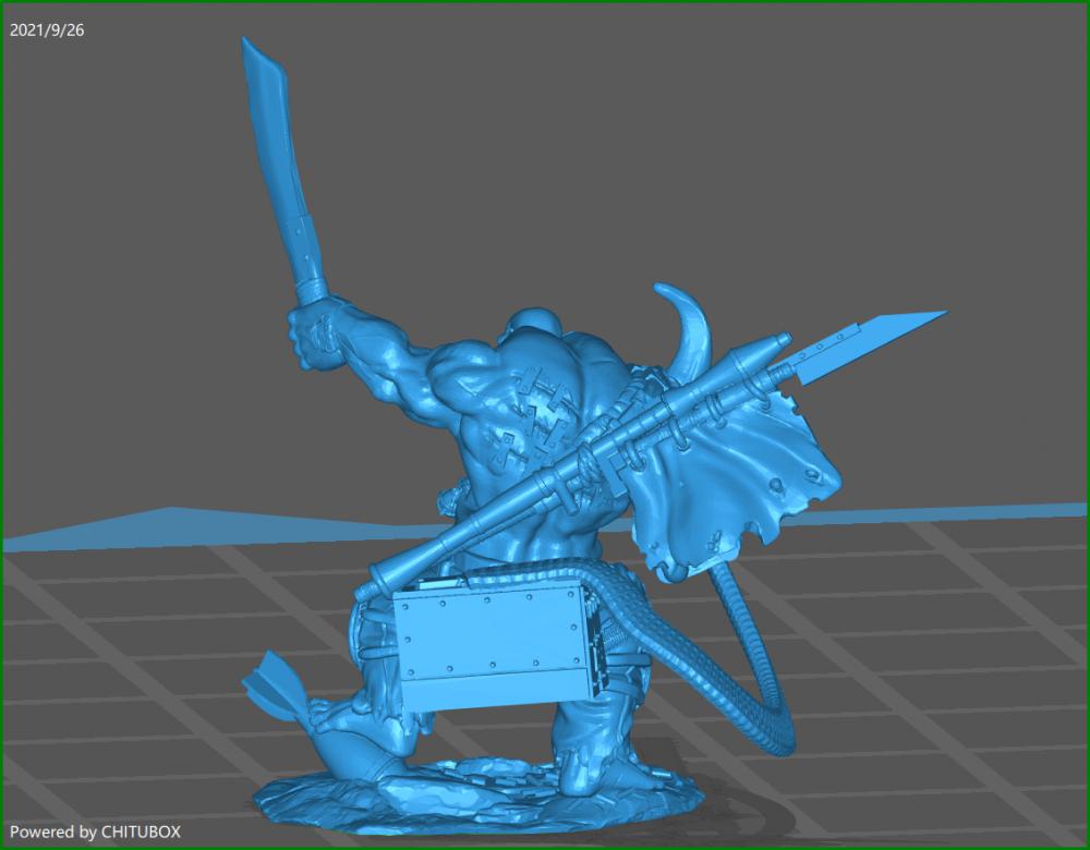 兽人战士3D打印模型