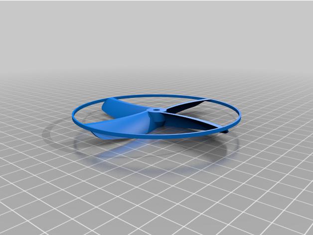 DIY按压风扇3D打印模型