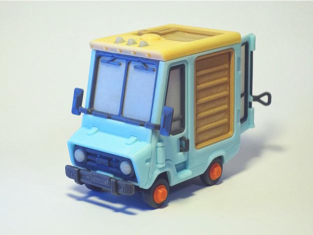 小货车3D打印模型