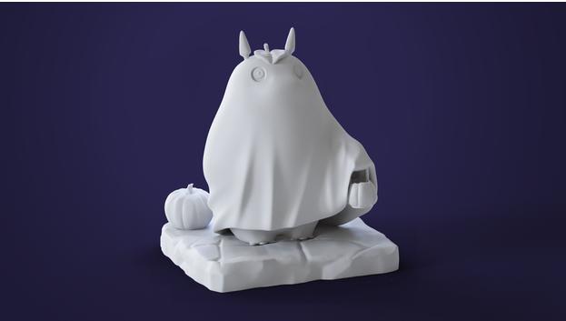 龙猫 万圣节版3D打印模型