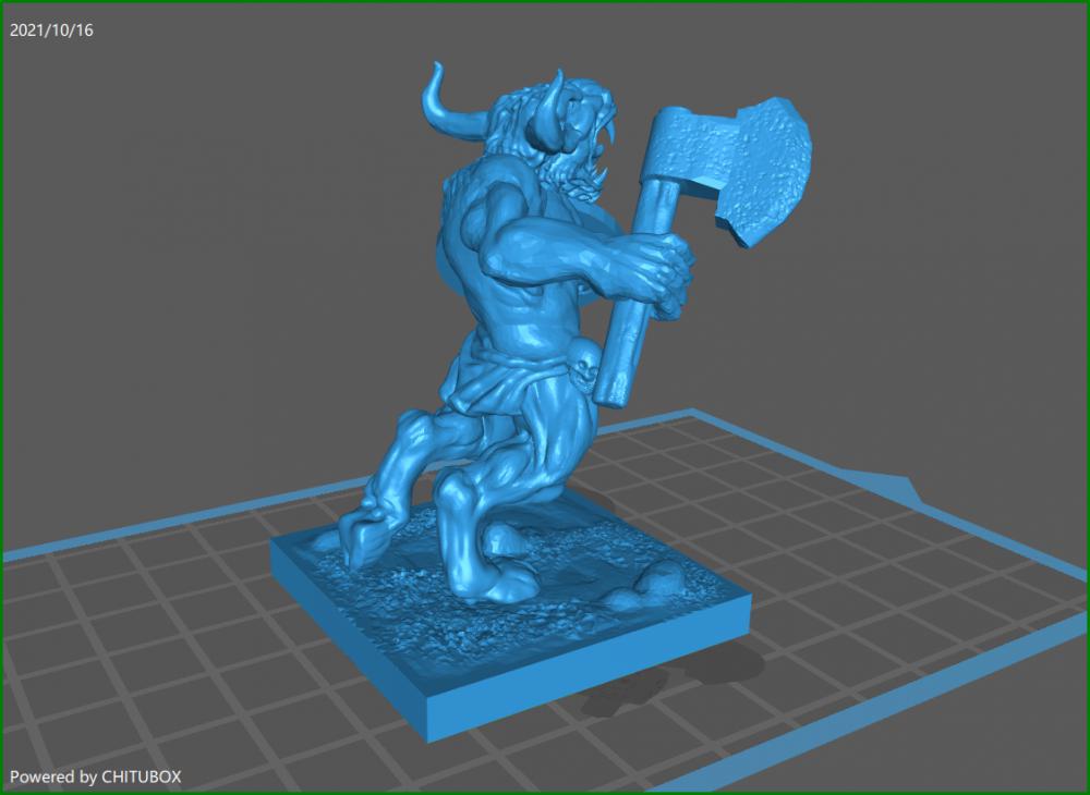 恶魔战士3D打印模型