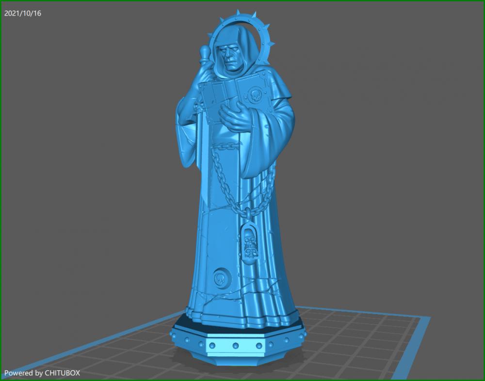 战锤40k风格雕像3D打印模型