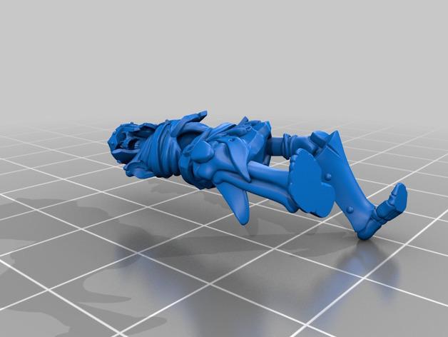 DND棋子骷髅战士3D打印模型