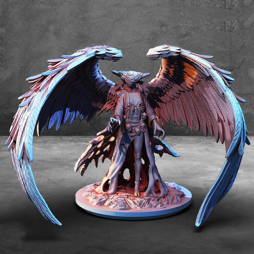 堕落天使 比萨列尔3D打印模型