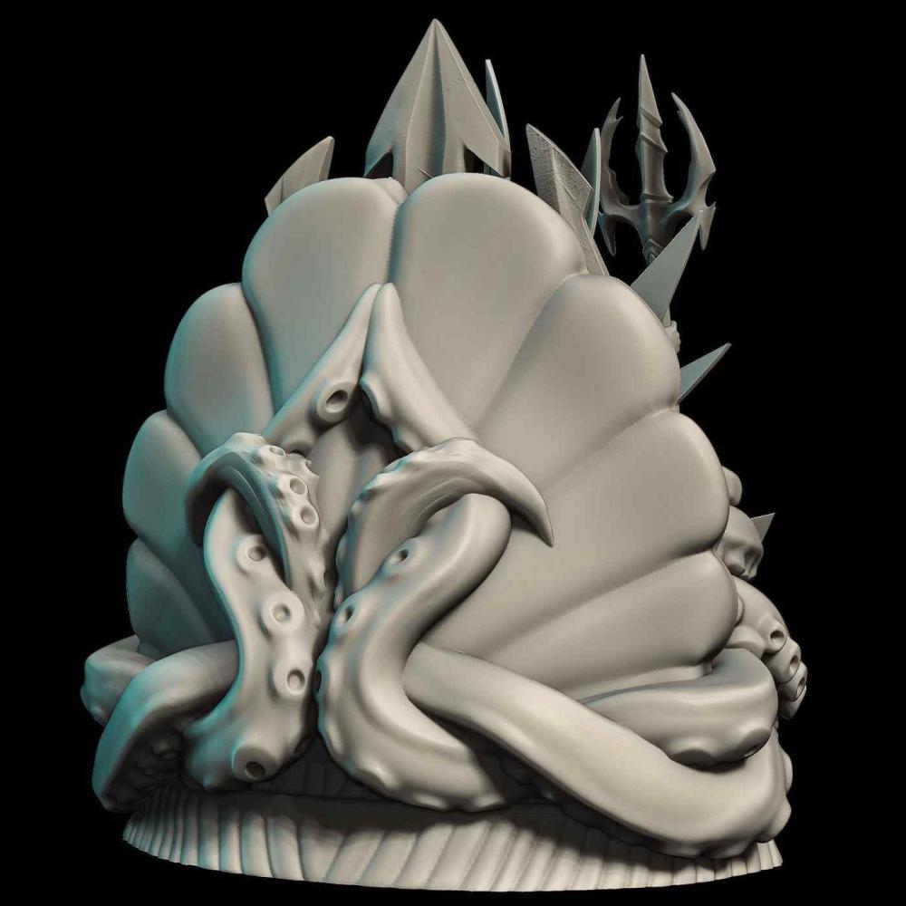 漫威 王座上的海浪3D打印模型