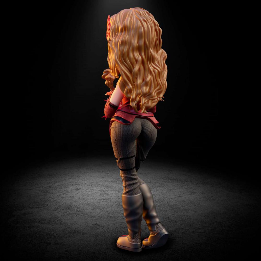 绯红女巫 Q版 漫威3D打印模型