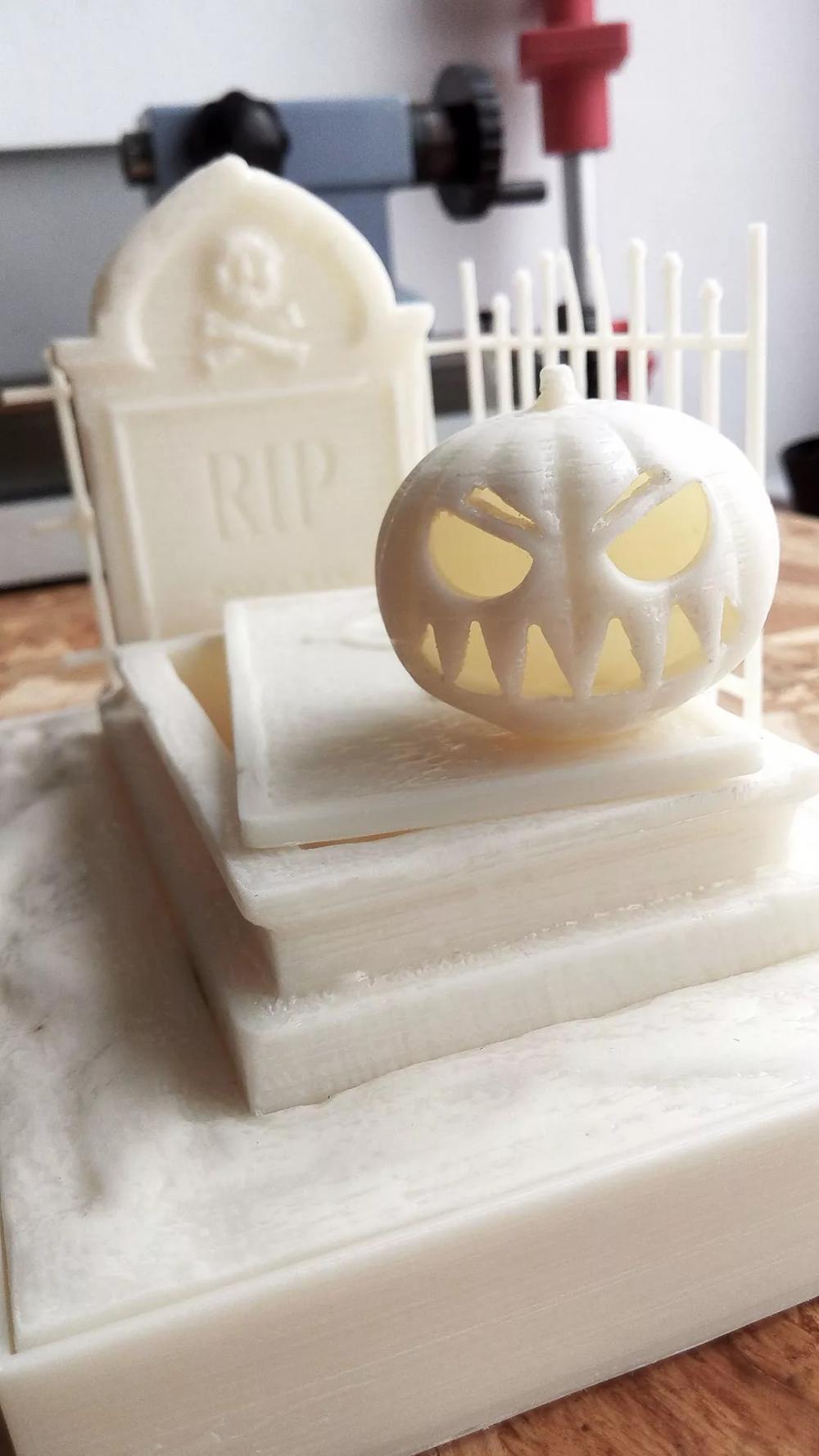 万圣节 南瓜坟墓3D打印模型