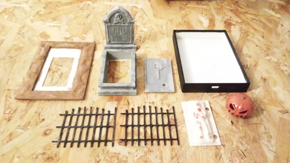 万圣节 南瓜坟墓3D打印模型
