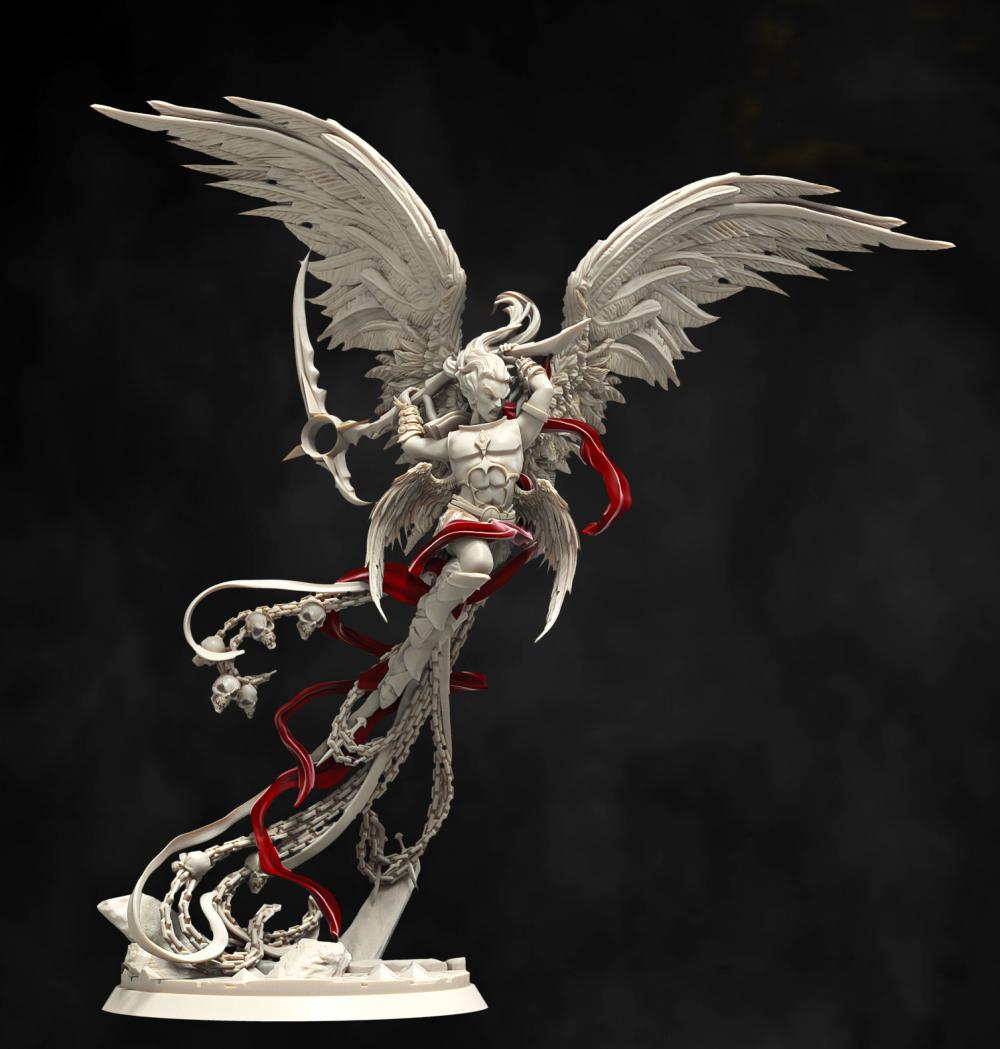 九重天天使 惩罚天使3D打印模型