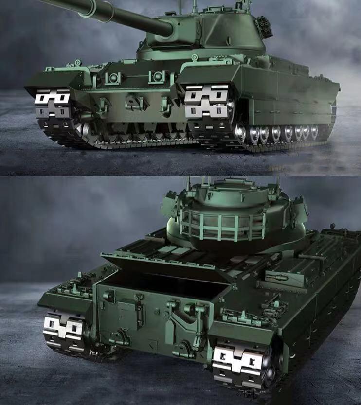 征服者重型坦克3D打印模型