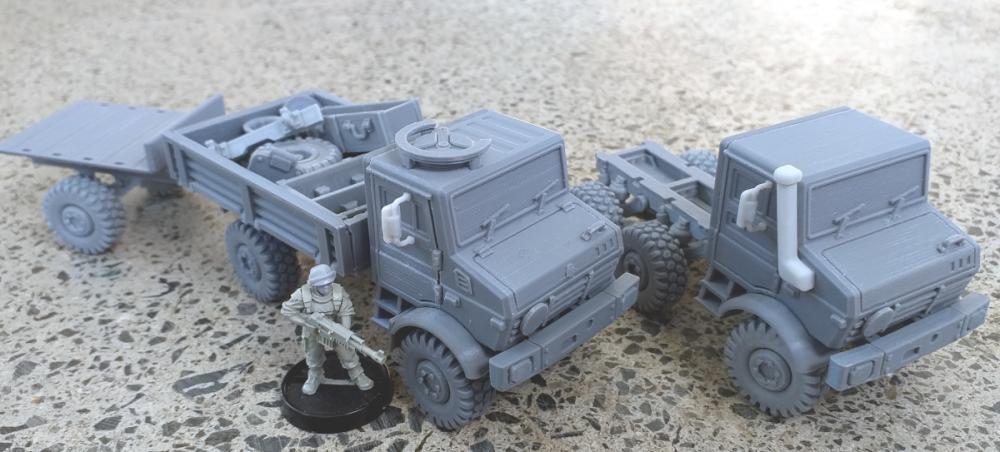 军用货车3D打印模型