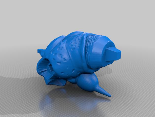 龙珠  沙鲁3D打印模型
