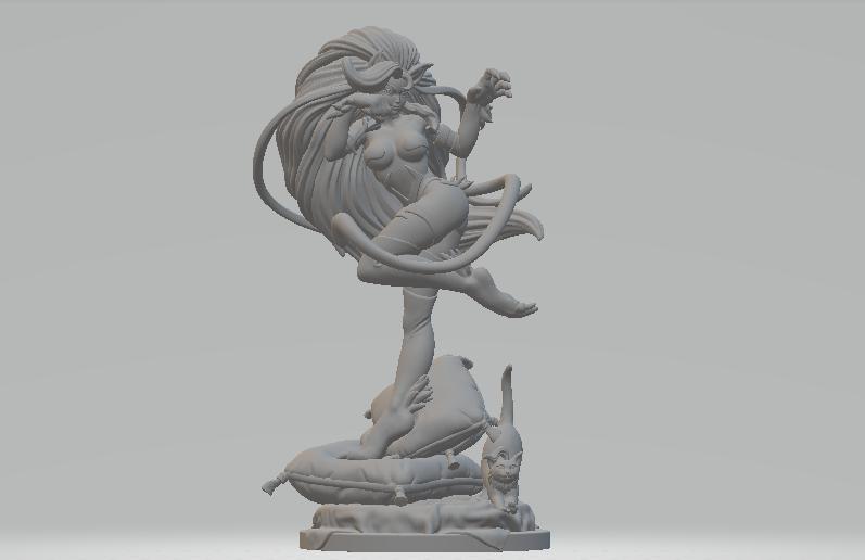 菲莉西亚 恶魔战士3D打印模型