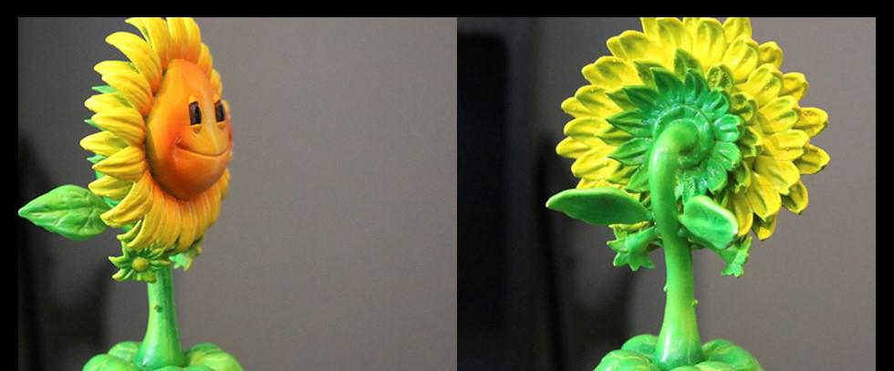 向日葵 植物大战僵尸3D打印模型