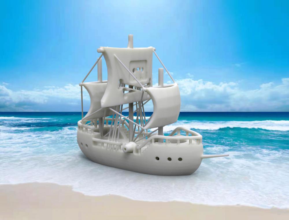 海盗船 桌面摆件3D打印模型