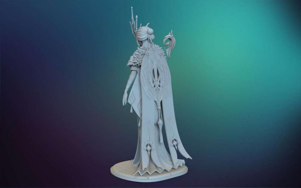 原神 女士罗莎琳3D打印模型