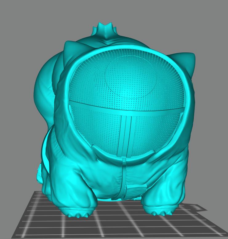 鲸鱼游戏妙蛙种子3D打印模型