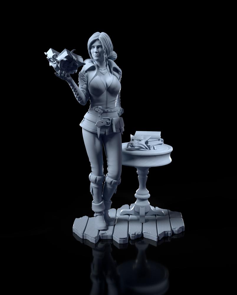 特莉丝 巫师33D打印模型