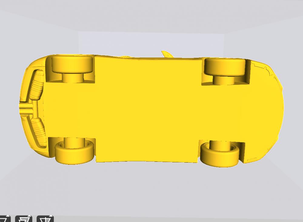 保时捷跑车3D打印模型