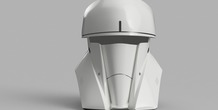 坦克士兵头盔星球大战侠盗一号（可穿戴））3D打印模型
