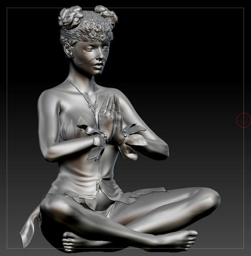 仙女神秘3D打印模型