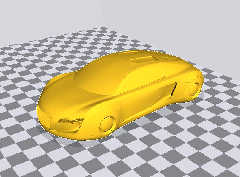 奥迪概念车3D打印模型