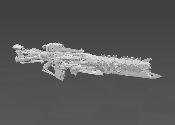 灭虫者自定义命武器3D打印模型