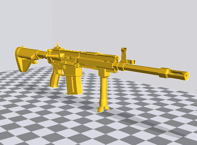 G28精确射击步枪3D打印模型