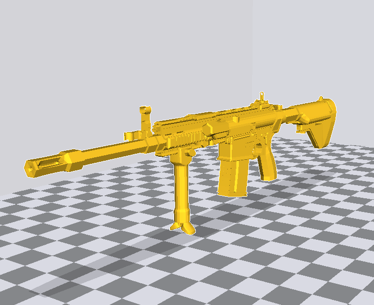 G28精确射击步枪3D打印模型