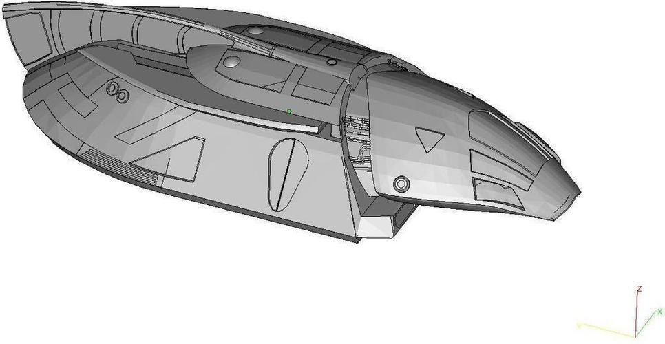发现_萤火虫航天飞机3D打印模型
