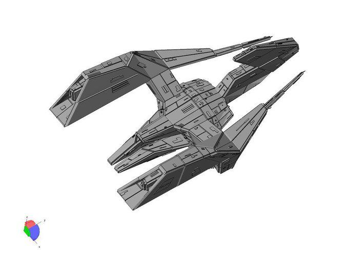宇宙飞船一型3D打印模型