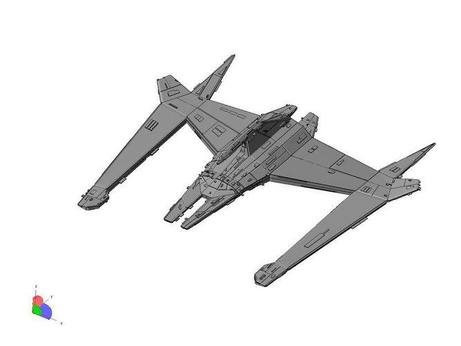 宇宙飞船六型3D打印模型