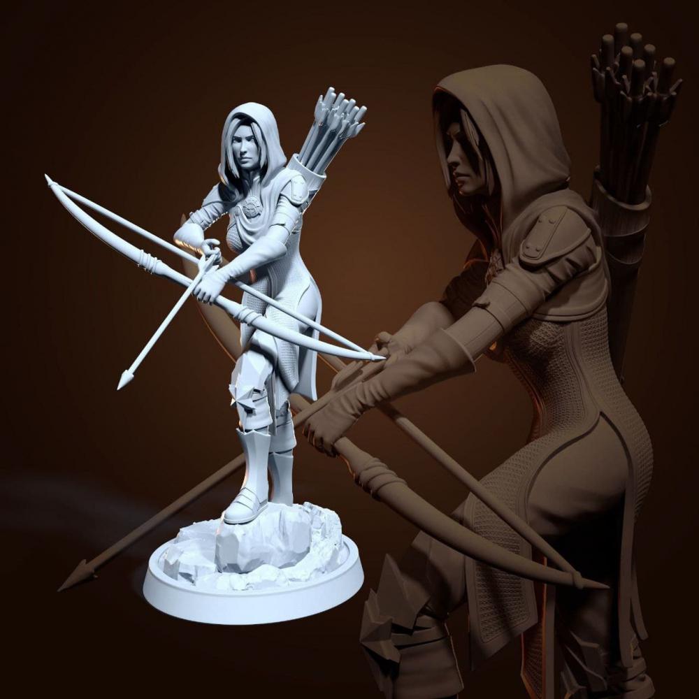 龙腾世纪 蕾丽安娜3D打印模型