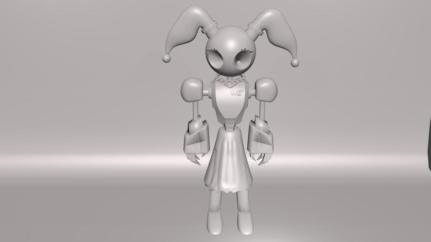 小丑女机器人3D打印模型