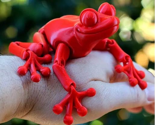 可活动的小青蛙3D打印模型
