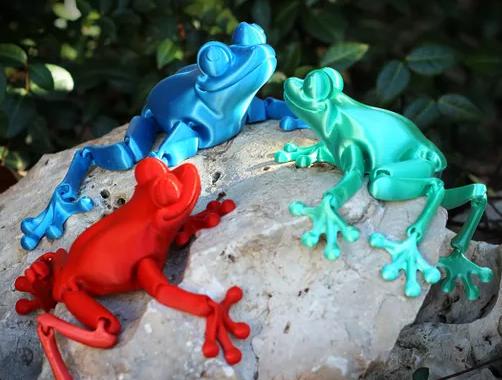 可活动的小青蛙3D打印模型
