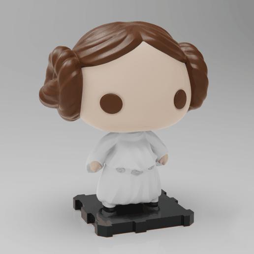 星球大战莱娅·奥加纳公主3D打印模型